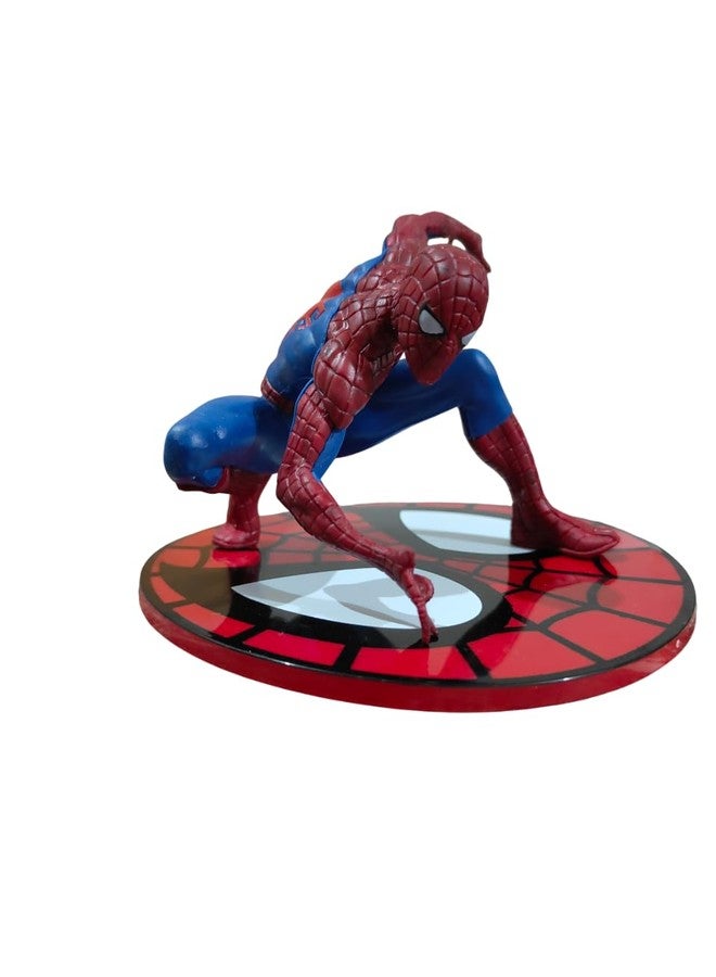 FowWelt Action Figure Miniature Toy Figure Special Edition for Car Dashboard, Decoration, Cake, Office Desk & Study Table - Spidermen - Image 4